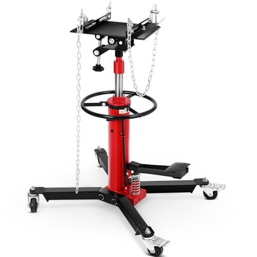 Transmission Jack, 1322lbs (3/5 Ton), 2-Stage Hydraulic...