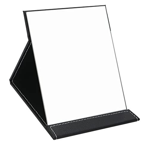 EFAILY Folding Travel Mirror, PU Portable Adjustable...