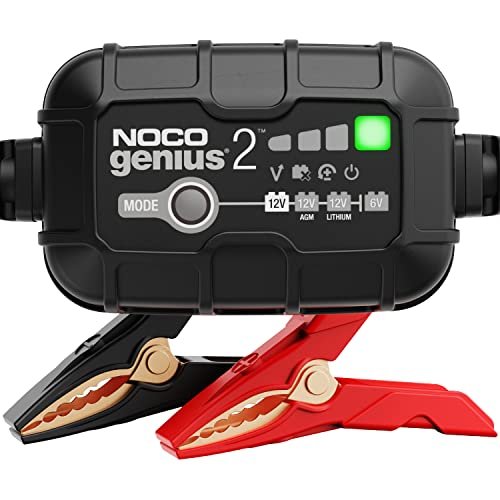 NOCO GENIUS2: 2A 6V/12V Smart Battery Charger – Automatic...