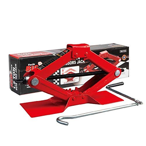 BIG RED T10152 Torin Steel Scissor Lift Jack Car Kit,...