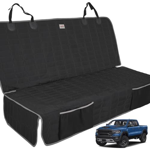 Reliadura Dog Car Seat Cover for Back Seat,Washable Bench...