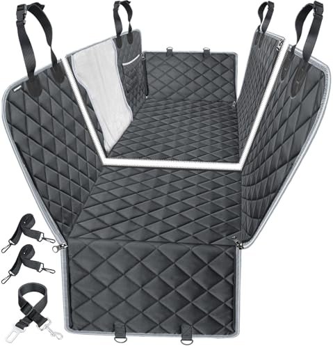 URPOWER 6-in-1 Dog Car Seat Cover for Back Seat,...