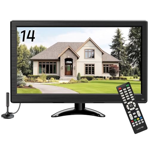 14 Inch Portable TV 1366*768(Support 1080P) HD Flat Screen...