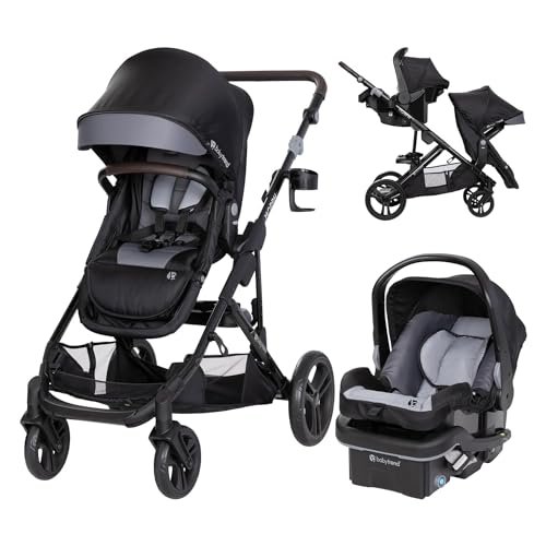 Baby Trend Morph Single to Double Modular Stroller Travel...
