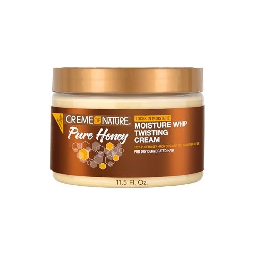 Creme of Nature Pure Honey Moisture Whip Twisting Cream,...