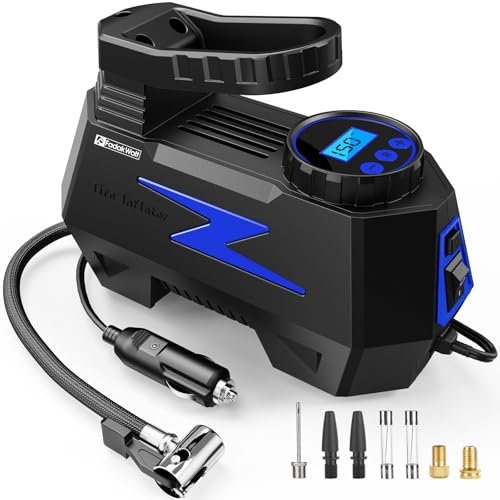 FADAKWALT Tire Inflator Portable Air Compressor, DC 12V...