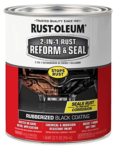 Rust-Oleum 344763 Automotive 2-in-1 Rust Reform & Seal,...