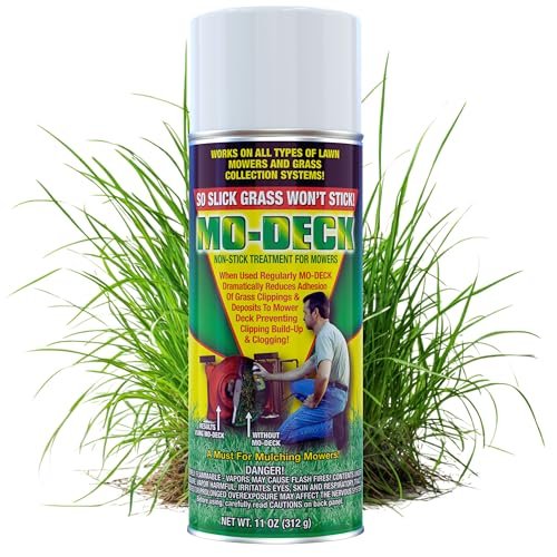 Mo Deck Lawn Mower Non-Stick Spray 11 Oz Aerosol -...