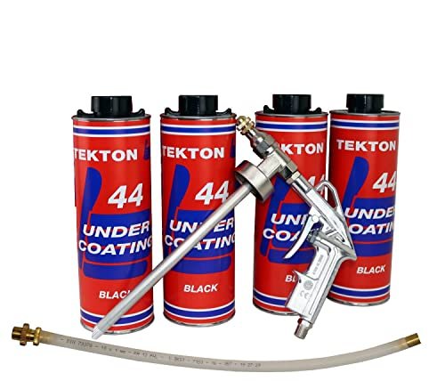 Tekton44 Undercoating for Vehicles Black Sprayable...