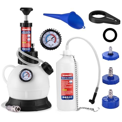 WORKPRO 2L Manual Brake Bleeder Kit, One Person Brake...