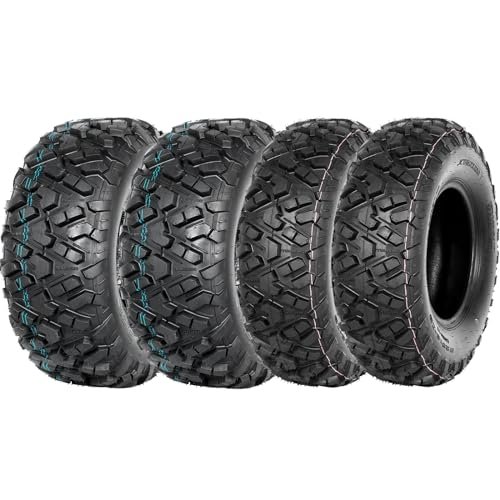 Weize ATV UTV all-terrain Tires 25x8-12 Front & 25x10-12...