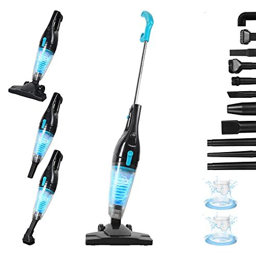 Intercleaner Corded Vacuum Cleaner, 15KPa Powerful Suction...