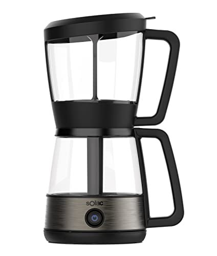 Solac SIPHON BREWER 3-in-1 Vacuum Coffee Maker, Tea Brewer...