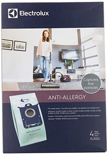 Electrolux EL202G S-Bag Anti-Allergy Synthetic Vacuum Bags,...