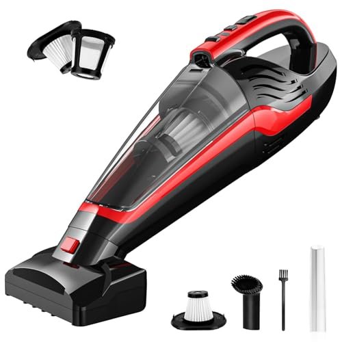 Powools Pet Hair Handheld Vacuum Cordless, Car Vacuum...