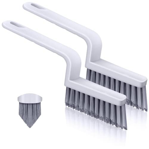 Lumkew Grout Cleaner Brush V Shape, Stiff Grout Cleaning...