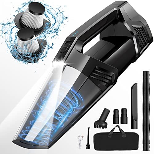 Handheld Vacuum Cordless Portable Car Vacuum with LED...