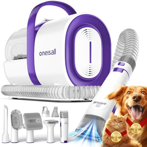 oneisall Dog Grooming Vacuum, Pet Grooming Vacuum with...