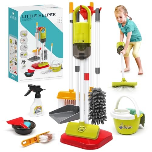 Dreamon Toddler Cleaning Set - 14Pcs Kids Cleaning Toy...