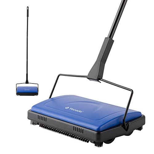 Yocada Carpet Sweeper Cleaner for Home Office Low Carpets...