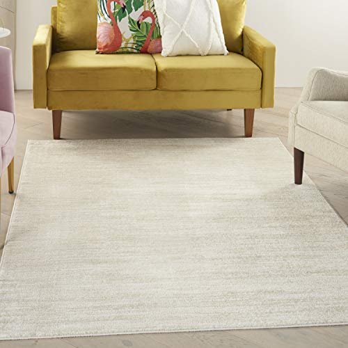 Nourison Home Essentials Indoor/Outdoor Ivory Beige 6' x 9'...