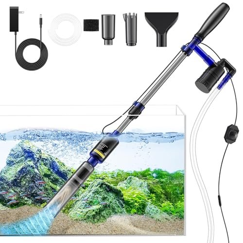 Fish Tank Cleaner - Aquarium Gravel Cleaner, 530GPH/32W...