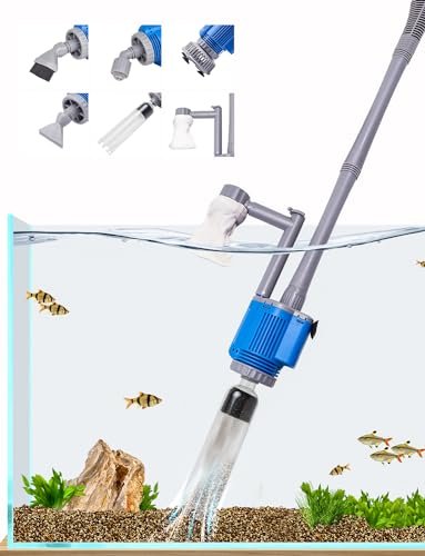 UPETTOOLS Aquarium Gravel Cleaner - Electric Automatic...
