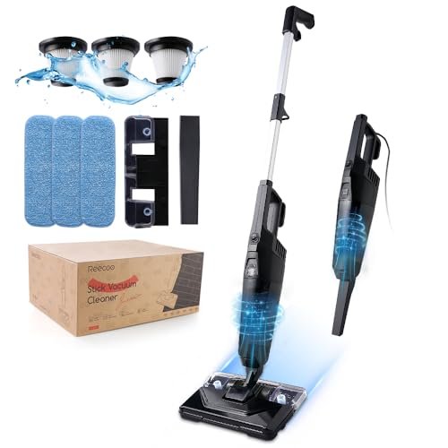 REECOO Vacuum Cleaners for Home,Vacuum and Mop Combo, 25Kpa...