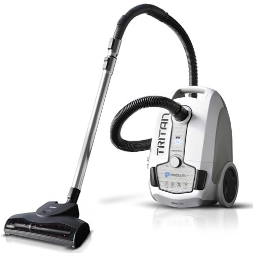 Prolux Tritan Bagged Canister Vacuum Cleaner with HEPA...