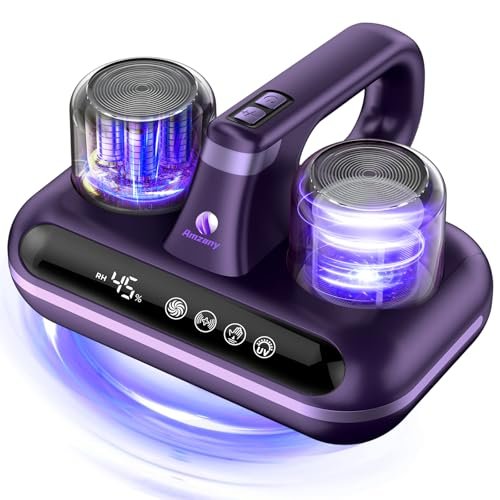 Amzany Mattress Vacuum Cleaner - 5-in-1 Cordless Bed Vacuum...