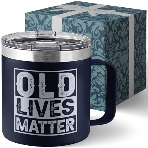 Old Lives Matter Mug Dad Tumbler - Old Man Gifts...