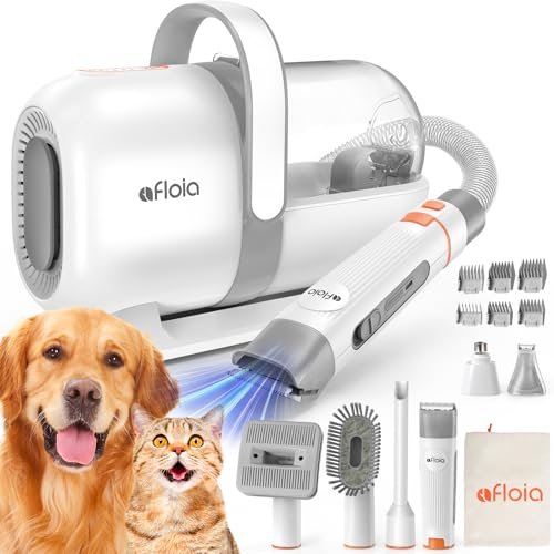 Afloia 6-in-1 Dog Grooming Kit, Pet Grooming Vacuum for...