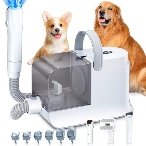 LABIGO Dog Grooming Vacuum, 12000Pa Dog Hair Vacuum with...