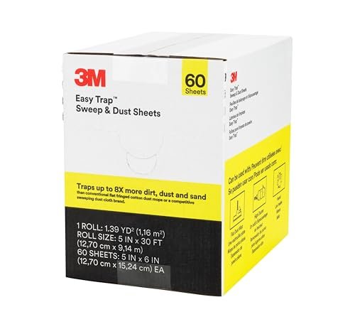 3M Easy Trap Sweep and Dust Sheets, 1 Roll of...