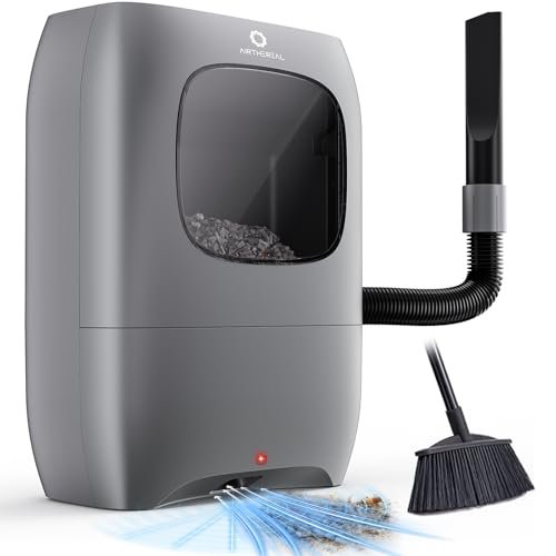 AIRTHEREAL T1 Touchless Vacuum Automatic Dustpan with 2...
