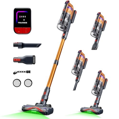 Cordless Vacuum Cleaner for Home, Upgraded 60Kpa Powerful...