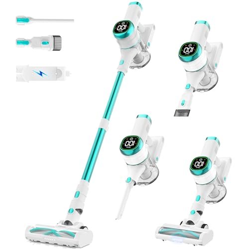 Tikom V500 Cordless Vacuum Cleaner for Home, 40000Pa/450W...