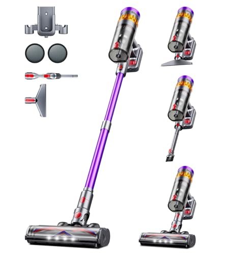 Cordless Vacuum Cleaner, 550W 48Kpa 70 Mins Vacuum Cleaners...