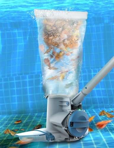 KOKIDO Rechargeable Heavy Duty Pool Leaf Vacuum, 62GPM...
