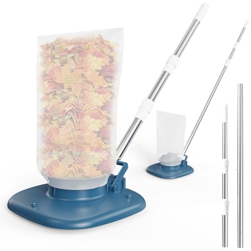 Pool Leaf Vacuum with Telescopic Pole – 83GPM Cordless...