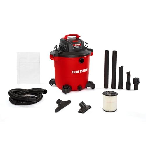 CRAFTSMAN CMXEVBE17596 20 Gallon 6.5 Peak HP Wet Dry Vac,...