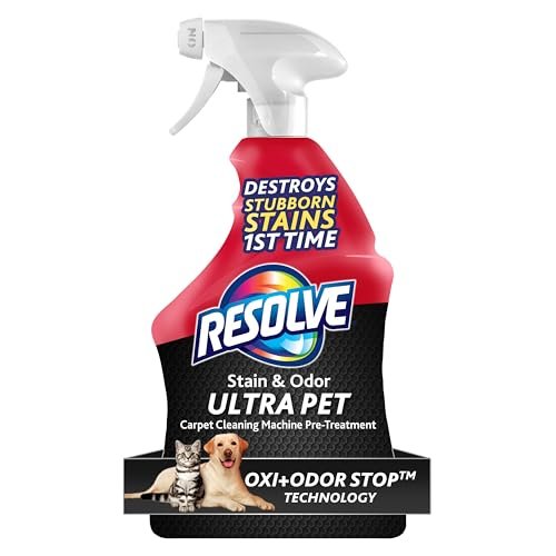 Resolve Ultra Pet Odor and Stain Remover Spray – Carpet...
