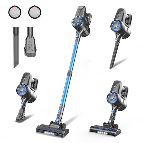 UML0 Cordless Vacuum Cleaner, 8-in-1 Lightweight Stick...