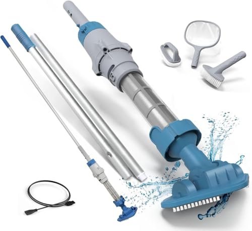 KOKIDO 5-in-1 Rechargeable Pool & Spa Vacuum Cleaner Set,...