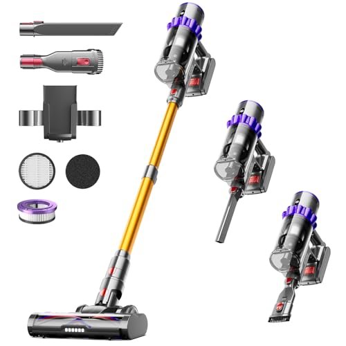Cordless Vacuum Cleaner, 580W 48KPA 65Mins Self-Standing...
