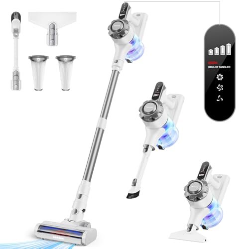 Trucozie Cordless Vacuum Cleaner, 8-in-1 Lightweight Stick...