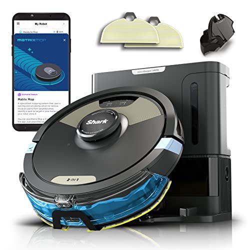 Shark Robot Vacuum & Mop Combo, Powerful Suction, Matrix...
