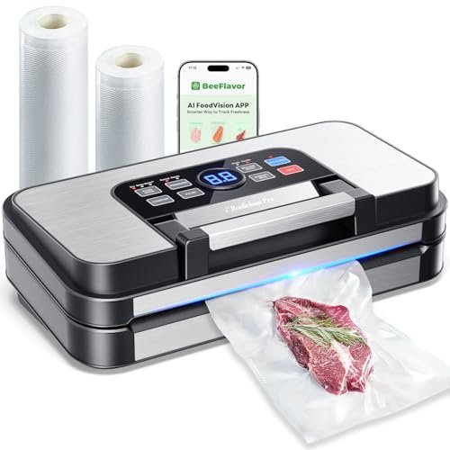 95Kpa Powerful Precision Pro Vacuum Sealer, with Double...