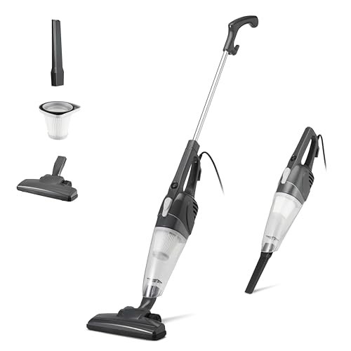Amazon Basics 2-in-1 Corded Stick Vacuum Cleaner,...