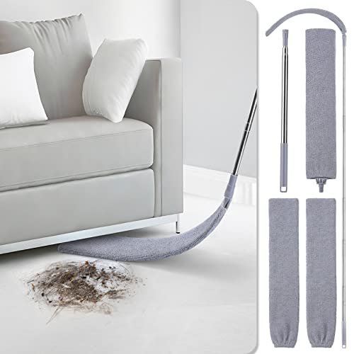 Retractable Gap Dust Cleaner with 3 Microfiber Dusting...